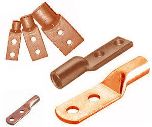 Tinned Copper Two Hole Lugs